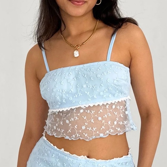 Grey Bandit Seasons Of Love Top Light Blue Size Small NWT - Picture 1 of 8